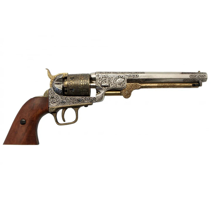 Navy Revolver 1851 Replika - USA Civil War Modell i Tre og Metall - Game-On.no