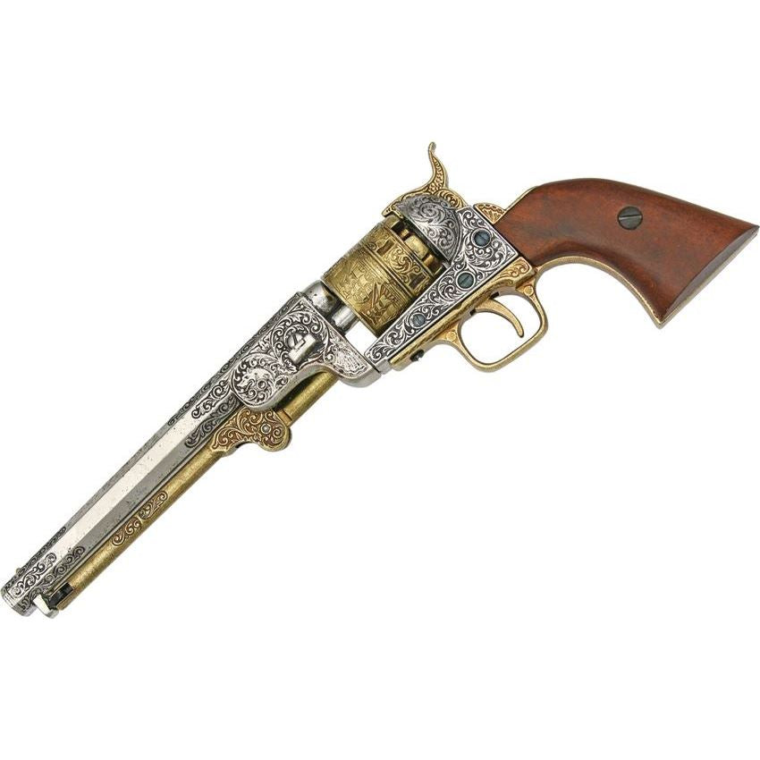 Navy Revolver 1851 Replika - USA Civil War Modell i Tre og Metall - Game-On.no