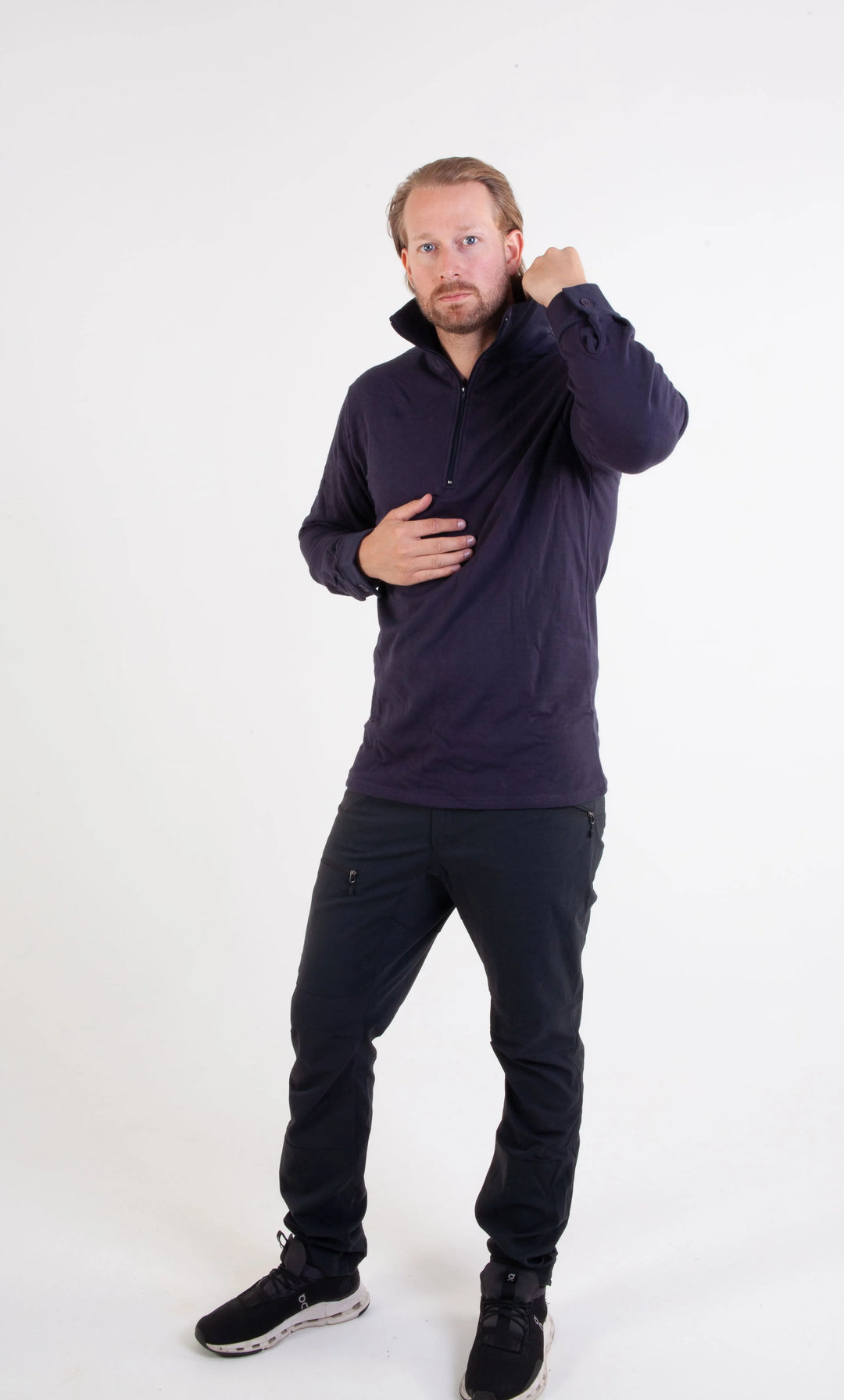 Norsk Feltskjorte - Marineblå - Game-On.no