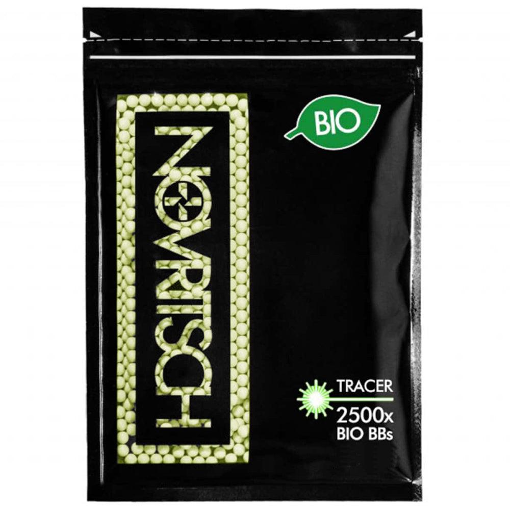 Novritsch - Tracer BIO Softgunkuler - 0.25g Grønn - 2500stk - Game-On.no