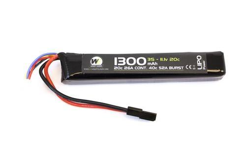 NP Batteri Li-Po 11.1V 20C - 1300mAh - Stick Type - Game-On.no