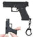 NP - Glock Nøkkelring med Bevegelige Deler - Svart - Game-On.no