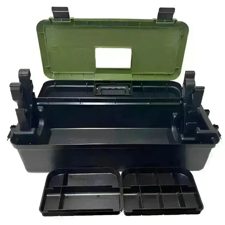 Oppbevaring / Verktøykasse med Våpenstøtte - Svart / Grønn - Game-On.no