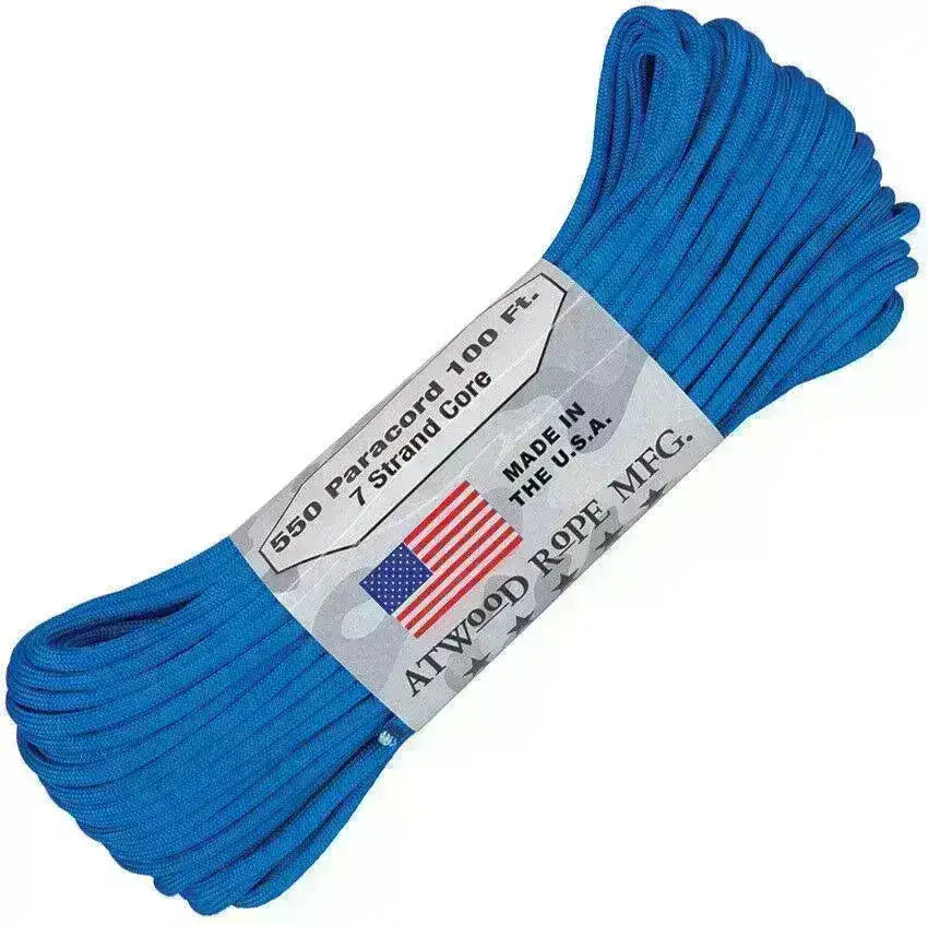 Paracord - Blå - 30 meter Bunt - Game-On.no