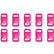 Paracord Spenne / Hempe - Rosa - Game-On.no