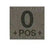 Patch - Blodtype 0+ Borrelås - Type 0 Positiv - Game-On.no