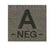 Patch - Blodtype A- Borrelås - Type A Negativ - Game-On.no