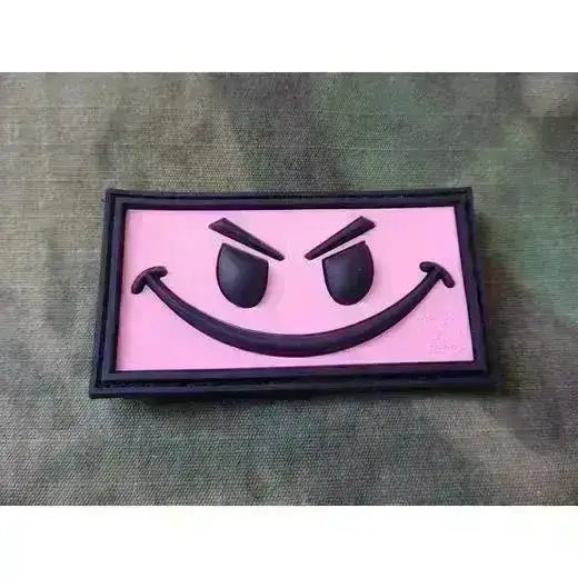 Patch - Evil Smile Rubber - Rosa - Game-On.no