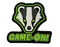 Patch - Game-On Badger Logo - PVC - Formkuttet - Game-On.no