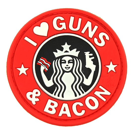 Patch - Guns and Bacon - JTG - Game-On.no