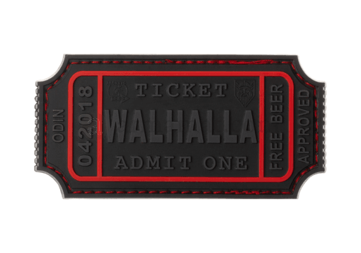 Patch - Large Walhalla Ticket Rubber - Blackops - Game-On.no