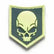 Patch - SOF Skull Rubber - ACU - Game-On.no