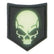 Patch - SOF Skull Rubber - Selvlysende - Game-On.no