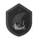 Patch - Vikingskip - Svart Drageskip - Game-On.no