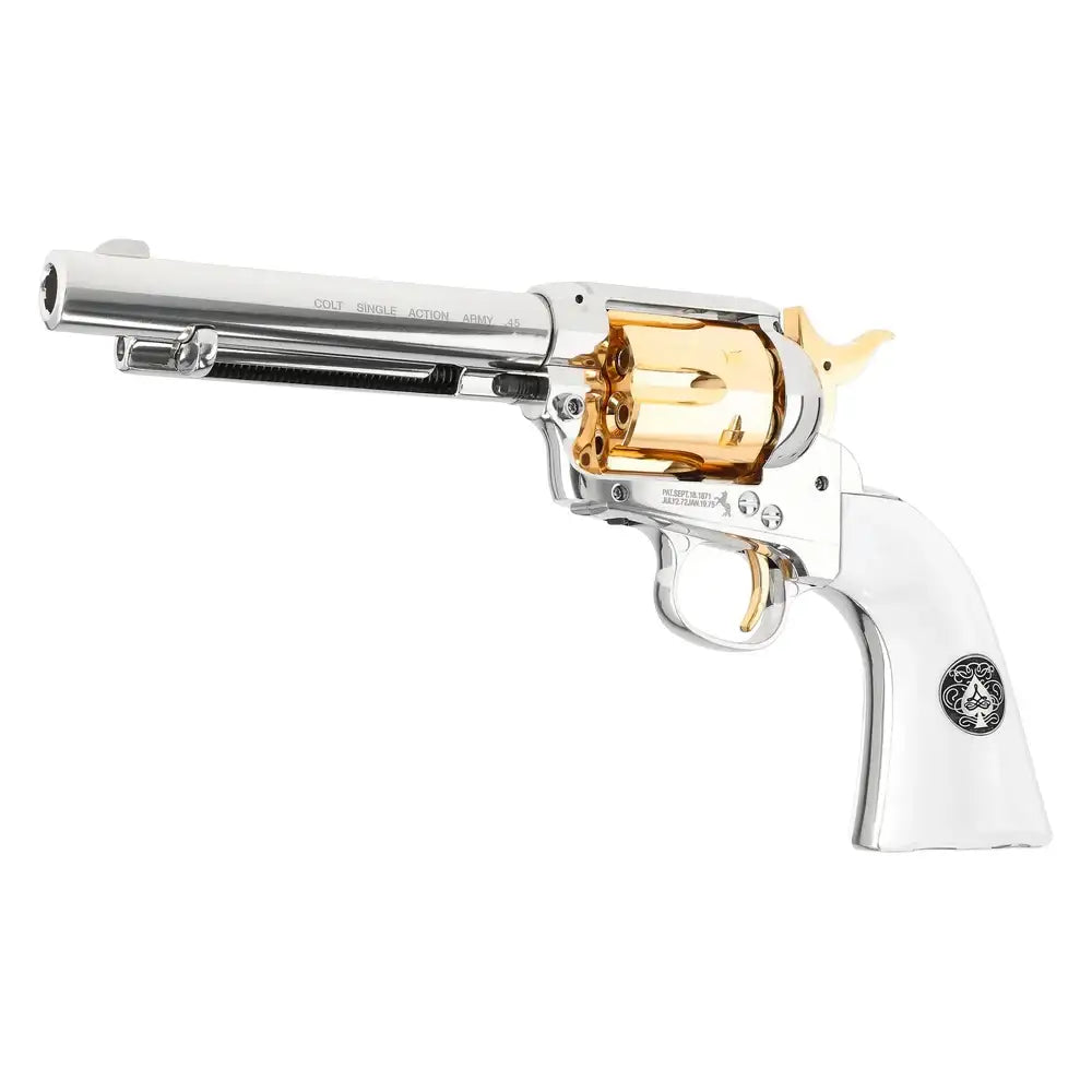 Peacemaker SAA .45 Smoke Wagon - CO2 Drevet Revolver - 4.5mm Pellets - Game-On.no