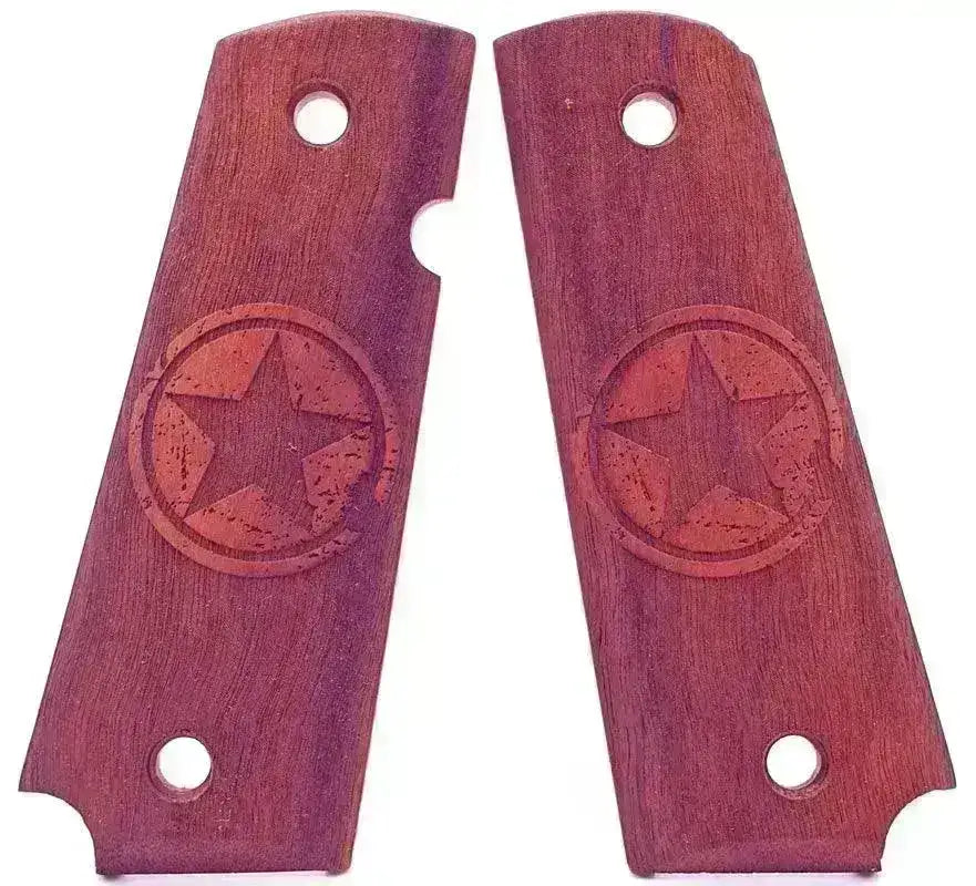 Pistolgrep i Valnøtt til Colt 1911 - US Star - SETT - Game-On.no