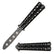 Snake Eye PK-1408 butterfly kniv treningskniv sort