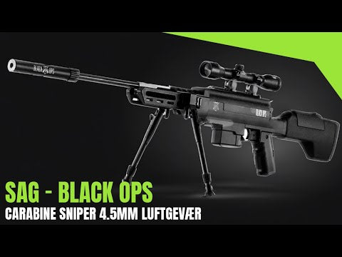 SAG - Black OPS Carabine Sniper 4.5mm Luftgevær