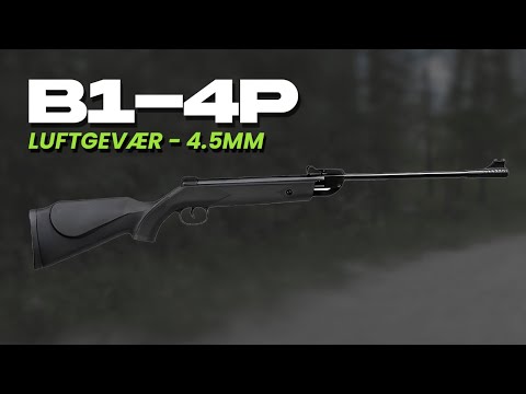 B1-4P Luftgevær - Rimelig og Driftsikkert - 4.5mm Pellets