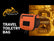 Travel Toiletry Bag - Orange / Black A