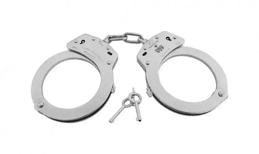 PRO 211 Håndjern i Karbonstål - Lenket - Nickel - Game-On.no