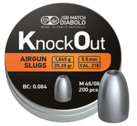 JSB KnockOut Slugs 5.50mm 25.39gr - 200stk