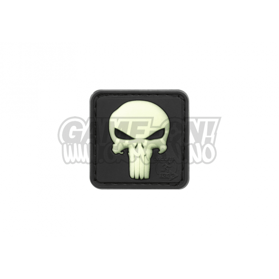 Punisher Patch - Lyser i Mørket - Game-On.no