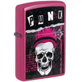Punk Skull Design - Lighter - Game-On.no