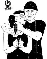 Range Solution - Hostage Target - 50stk - Game-On.no