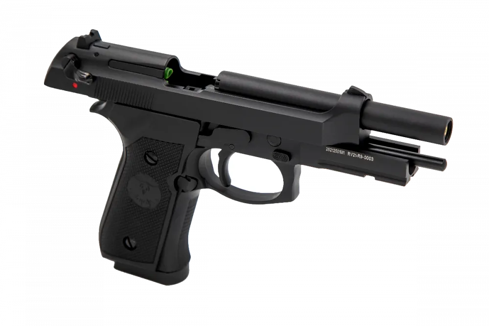 Raven - R9 Gassdrevet Softgun Pistol - Svart - Game-On.no