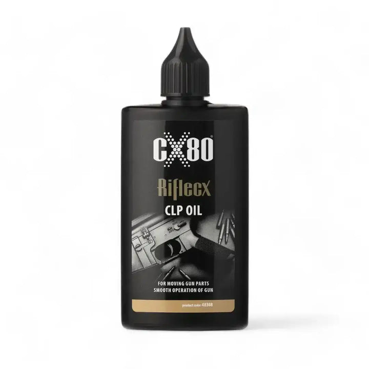 RifleCX CLP Våpenolje 100ml – Smøring, rengjøring og beskyttelse - Game-On.no
