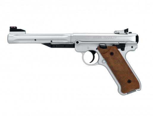 Ruger Mark IV Luftpistol - 4.5mm Pellet - Sølv / Brun - Game-On.no