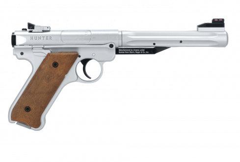 Ruger Mark IV Luftpistol - 4.5mm Pellet - Sølv / Brun - Game-On.no