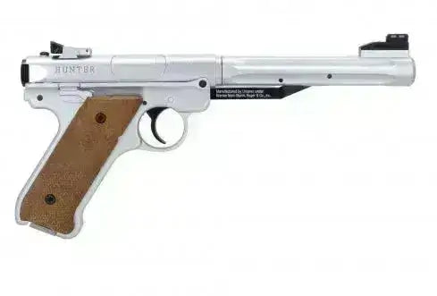 Ruger Mark IV Luftpistol - 4.5mm Pellet - Sølv / Brun - Game-On.no