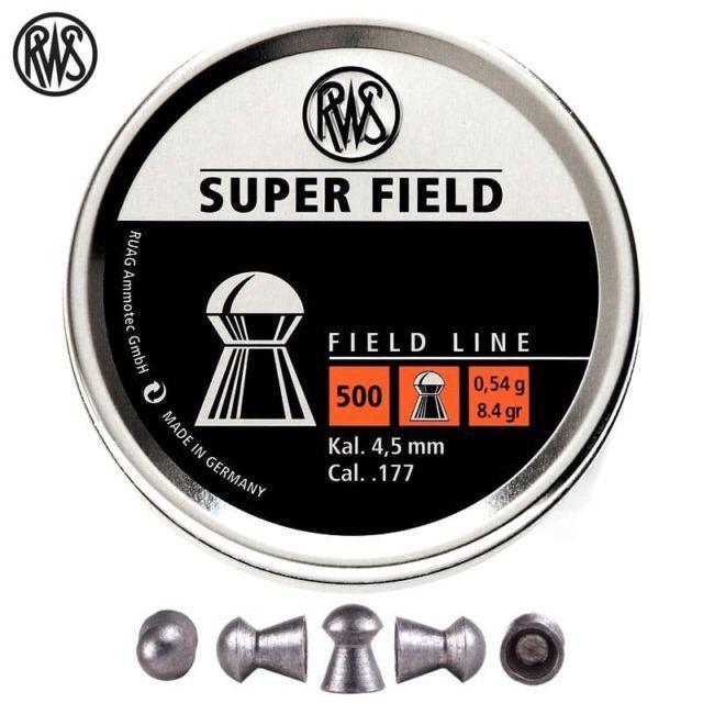 RWS - 4.5mm Superfield Pellets til Luftvåpen - 500stk - Game-On.no