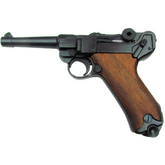 Denix Luger P08 Replika med Tregrep