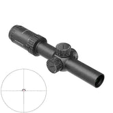 S6 1-6x24 Fiber LPVO Kikkertsikte - 21mm - Game-On.no