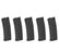 SA - 5stk S-Magasin til M4/M16 Airsoft - 125skudds Mid-Cap Svart - Game-On.no