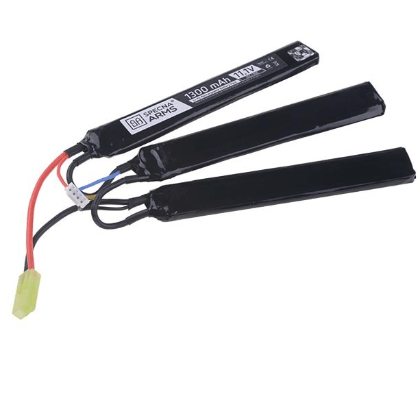 SA - Li-Po 11.1V 1300mAh 15/30C Batteri - Butterfly Configuratio - Game-On.no