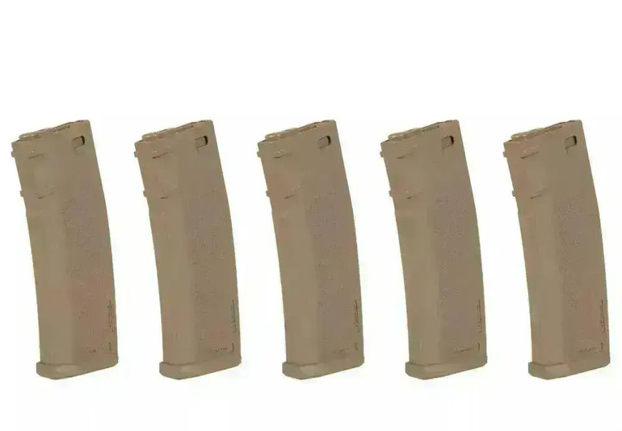 SA - M4/M16 - 5pakk - 380skudds Hi-Cap Magasin - Tan - Game-On.no