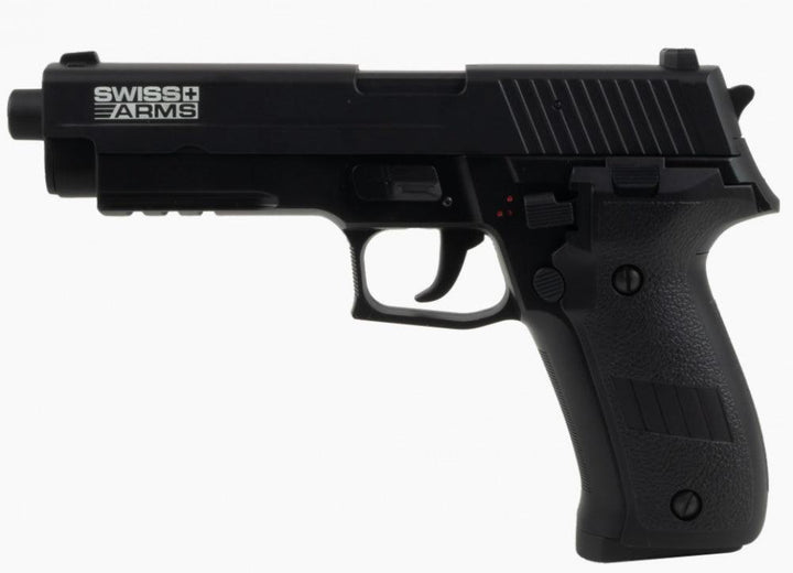 SA - P226 Elektrisk Airsoft Pistol med Mosfet og LiPo - Svart - Game-On.no