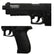 SA - P226 Elektrisk Airsoft Pistol med Mosfet og LiPo - Svart - Game-On.no