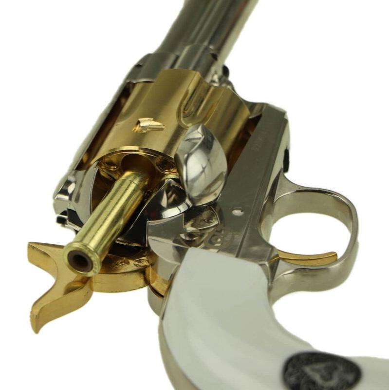 Peacemaker SAA .45 Smoke Wagon - CO2 Drevet Revolver - 4.5mm Pellets