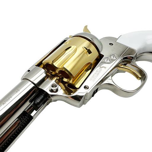 Peacemaker SAA .45 Smoke Wagon - CO2 Drevet Revolver - 4.5mm Pellets