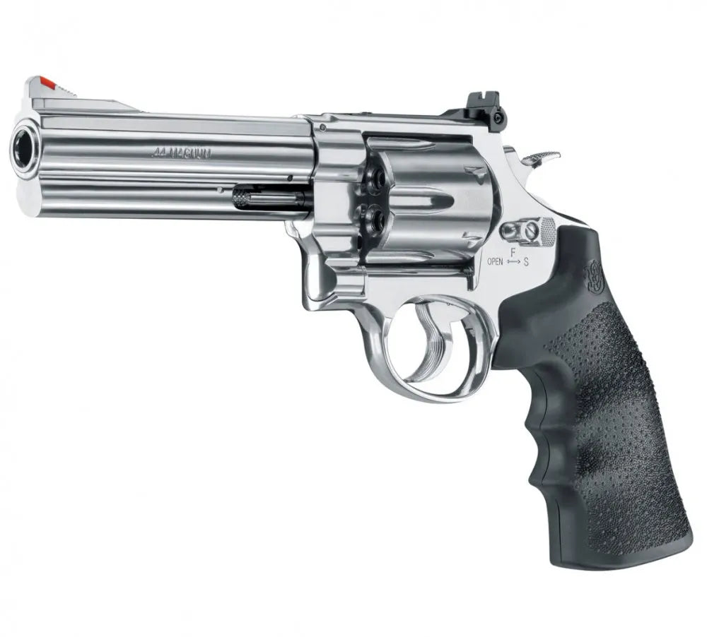 S&W - 629-5 CO2 Drevet - 4.5mm BB Revolver - Sølv - Game-On.no