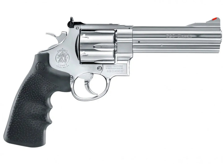 S&W - 629-5 CO2 Drevet - 4.5mm BB Revolver - Sølv - Game-On.no