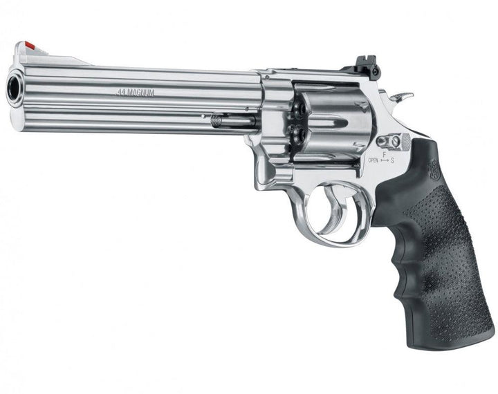 S&W - 629-6.5 CO2 Drevet - 4.5mm BB Revolver - Sølv - Game-On.no