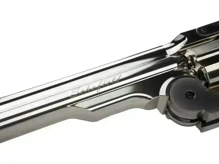 Schofield 6` - 6mm Softgun Revolver Co2 - Silver - Game-On.no