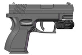 Scrapper - Kompakt Rødt Lasersikte til Pistol - 21mm - Game-On.no