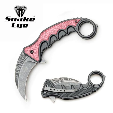 SE - Karambit Folekniv - Stonewashed Blad